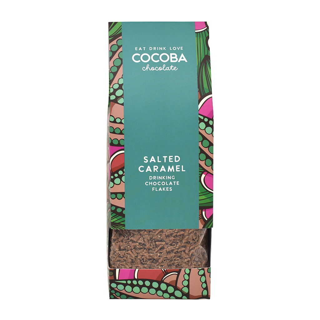 Picture of Sea Salt Caramel Drinking Chocolate Flakes