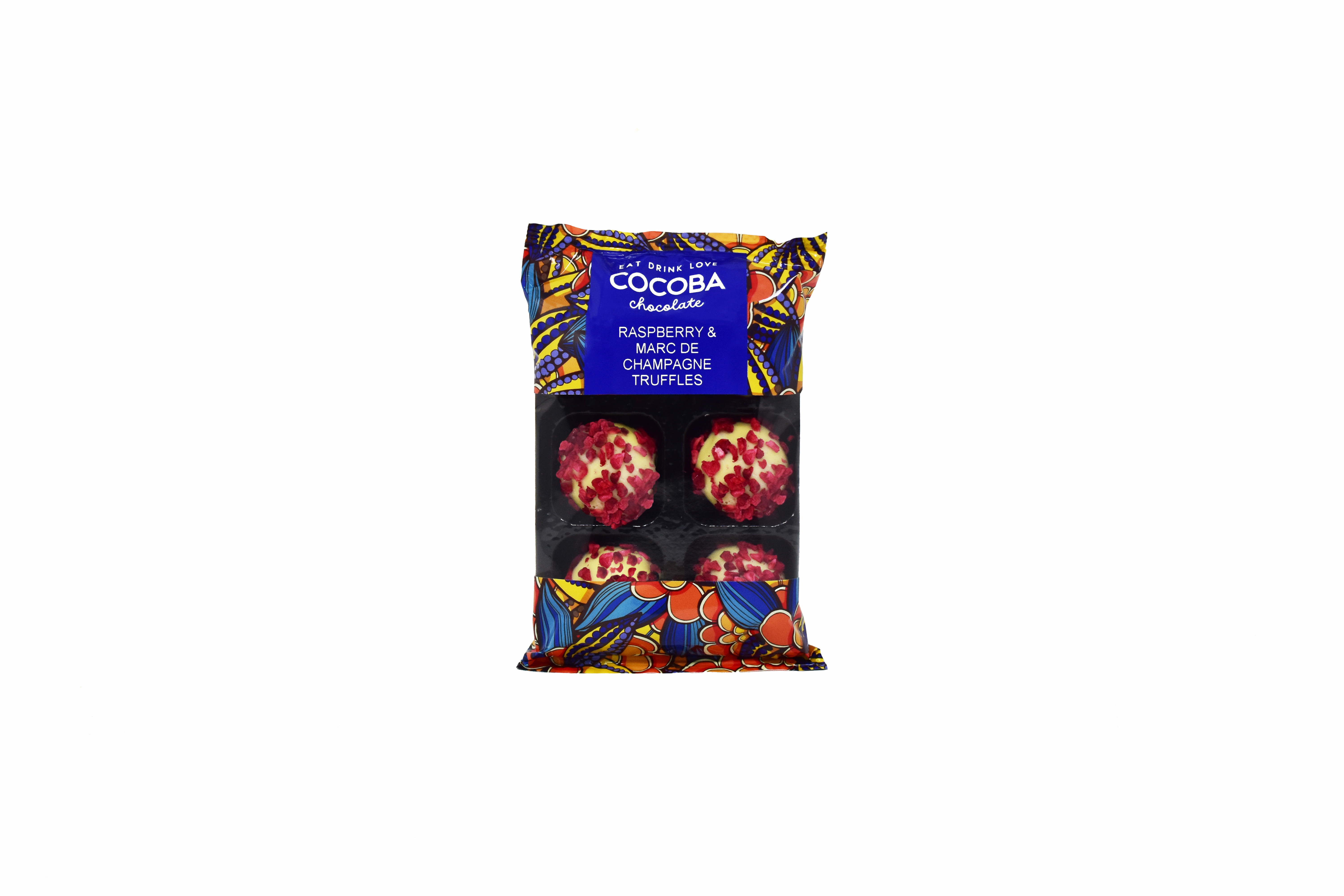 Picture of Raspberry & Champagne White Chocolate Truffles