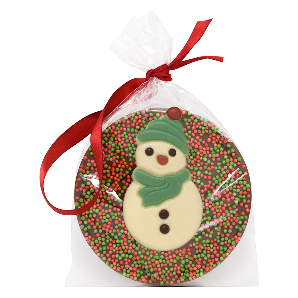 Picture of Christmas Snowman Milk Chocolate Tree Hanger