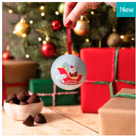 Picture of Salted Toffee Truffles in Tin Bauble