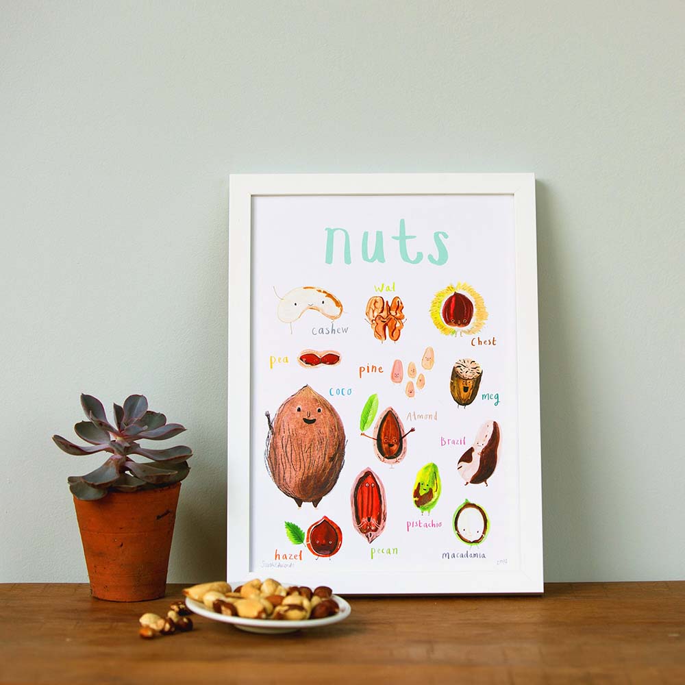 Picture of Nuts A4 Print