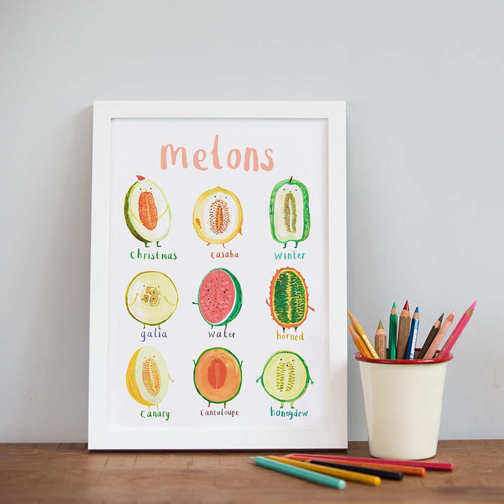 Picture of Melons A4 Print