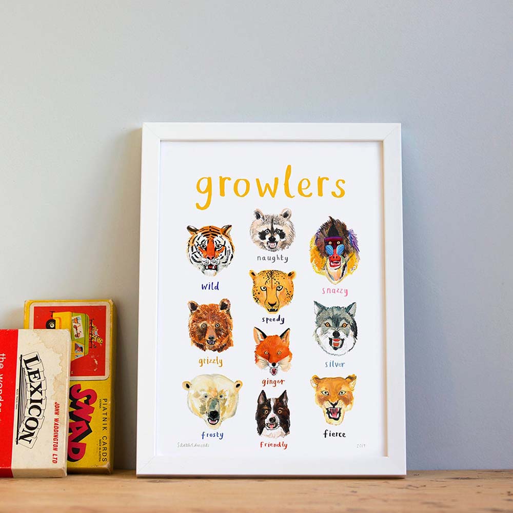 Picture of Growlers A4 Print