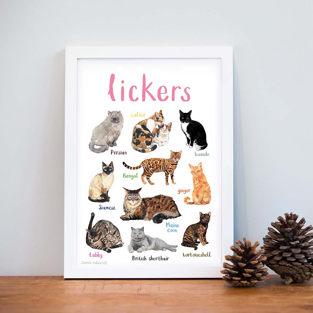 Picture of Lickers A4 Print