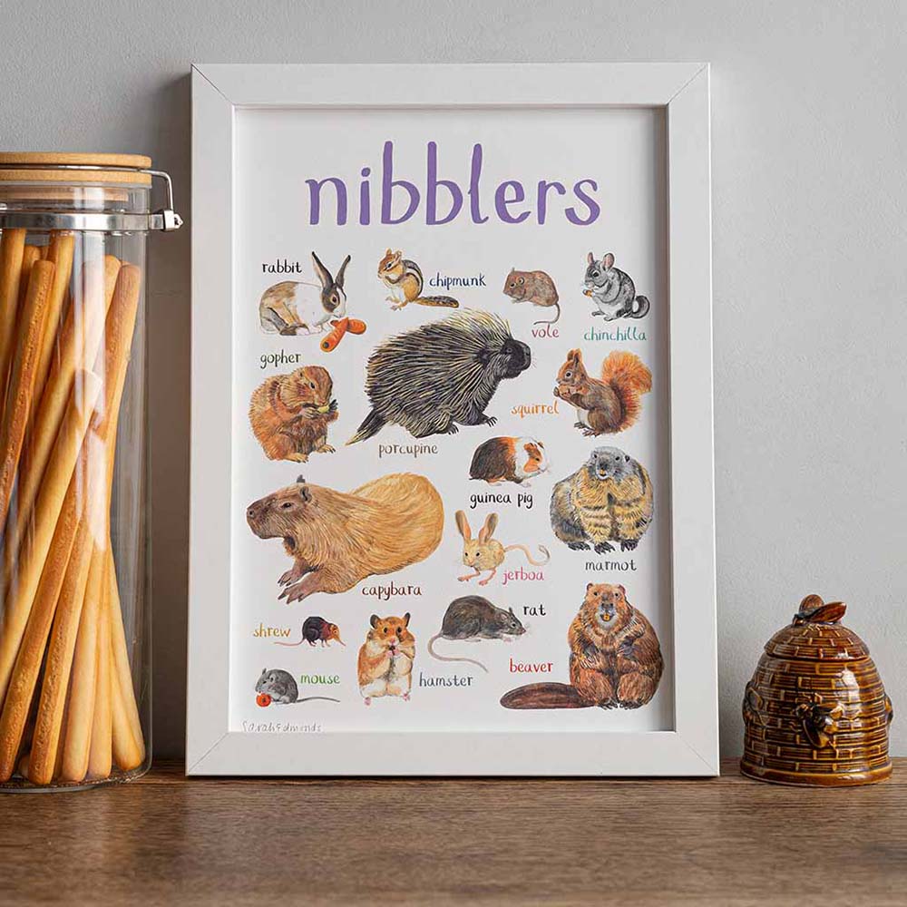 Picture of Nibblers A4 Print