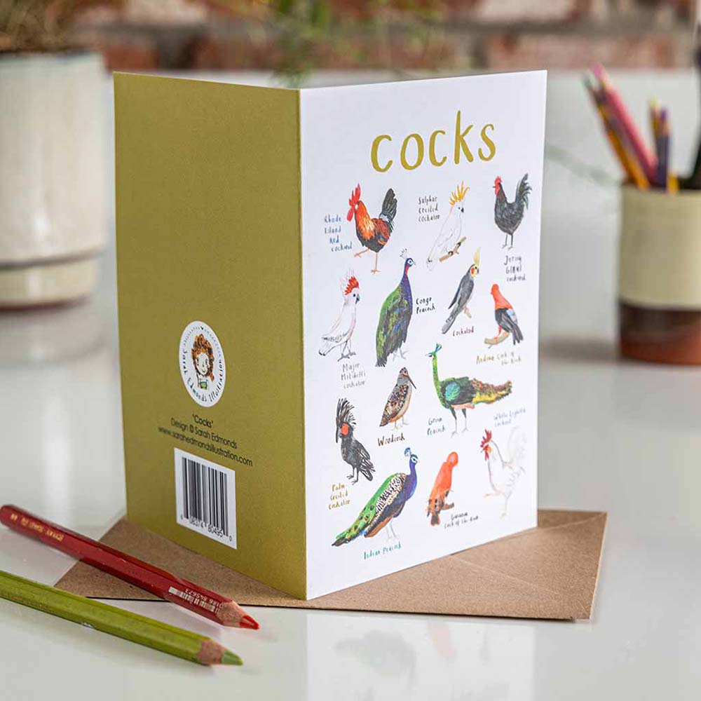 Picture of Cocks Card