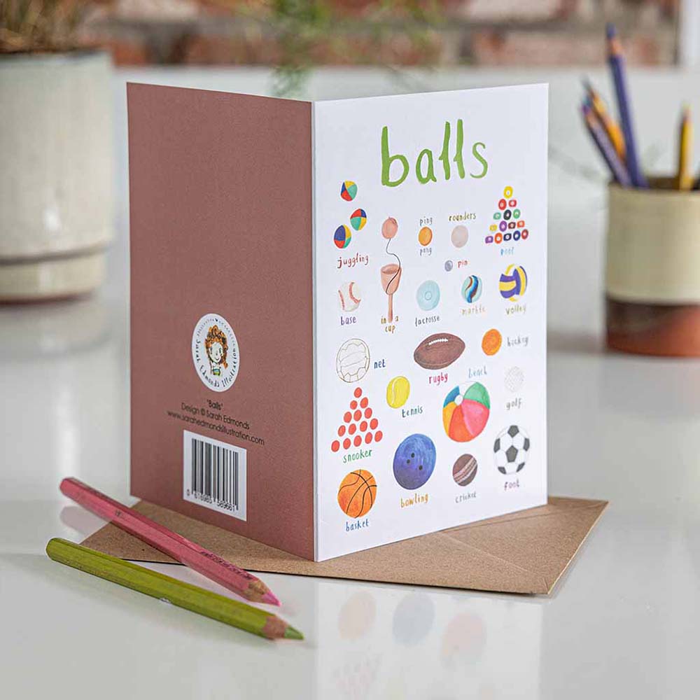 Picture of Balls Card