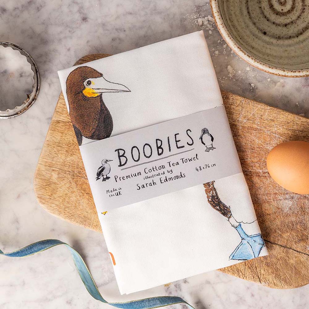 Picture of Boobies Tea Towel