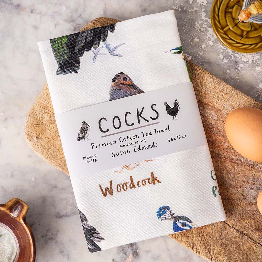 Picture of Cocks Tea Towel