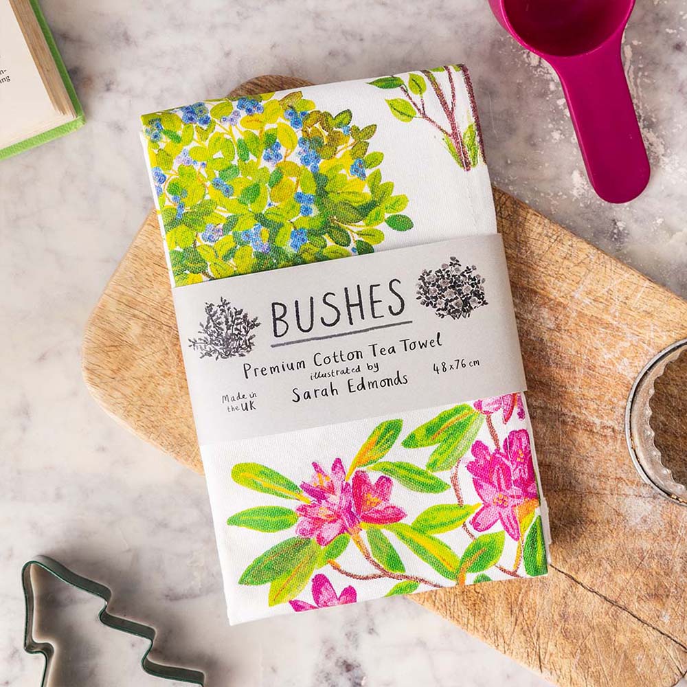 Picture of Bushes Tea Towel