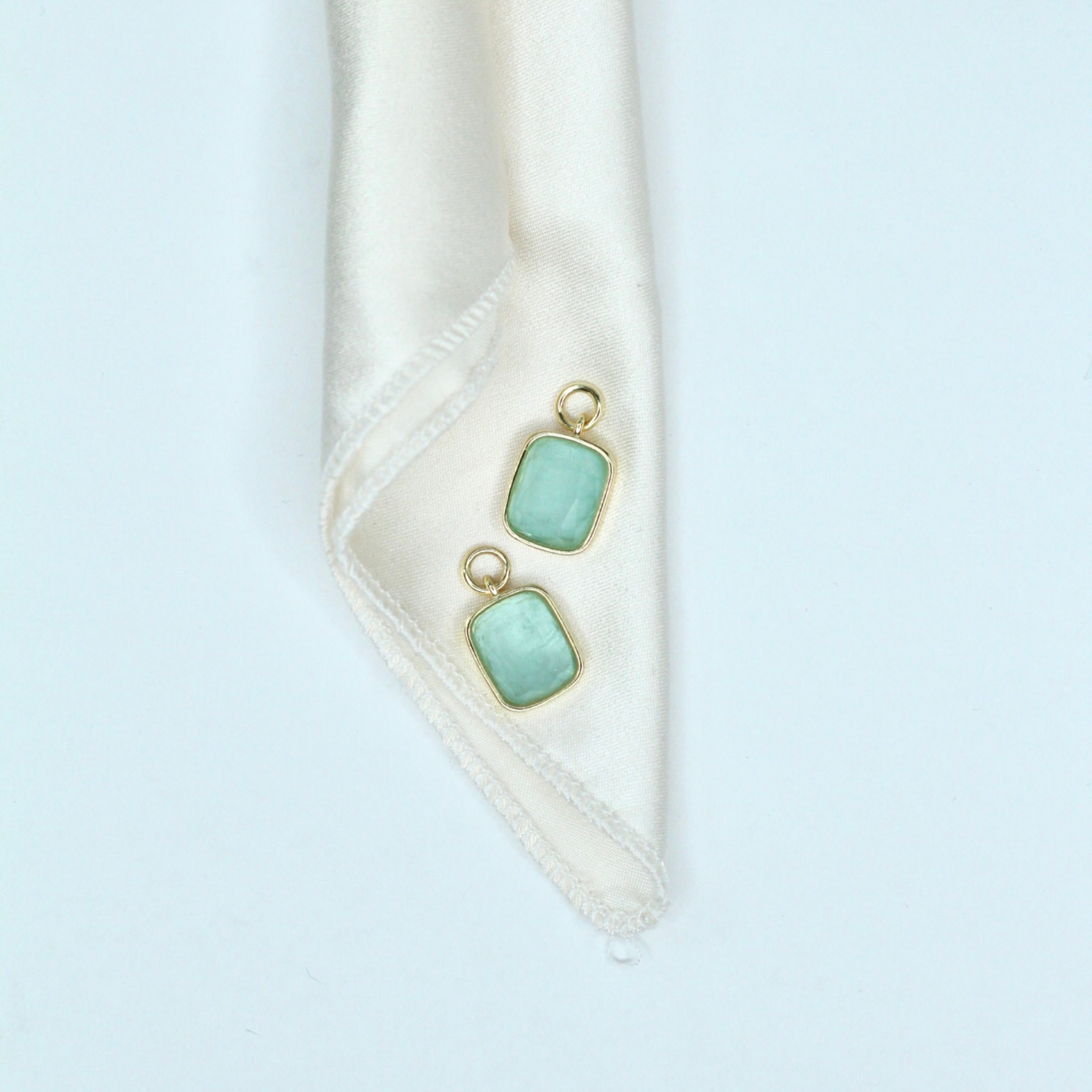 Picture of Cushion Charm - 14K - Sea Glass
