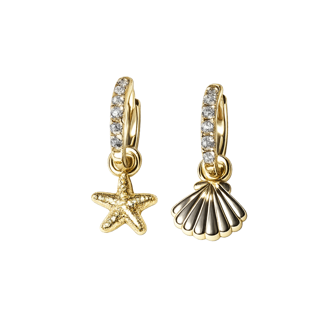 Picture of Coastal Queen Earrings - 14k Gold