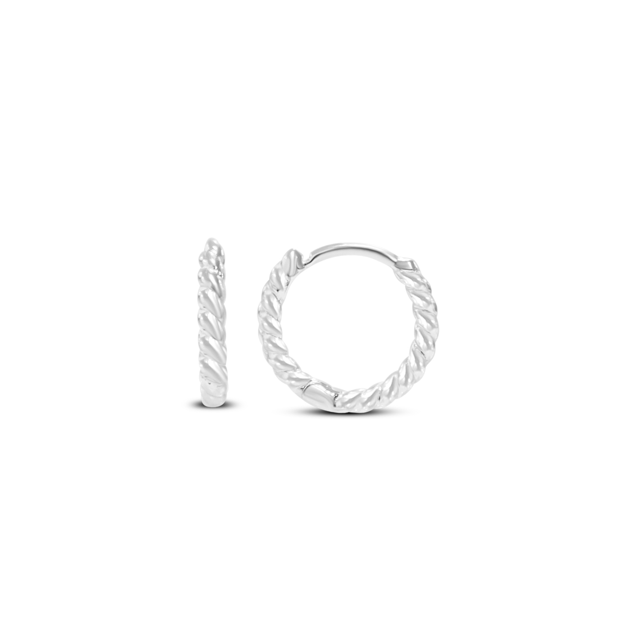 Picture of Braided Hoops Small - SS