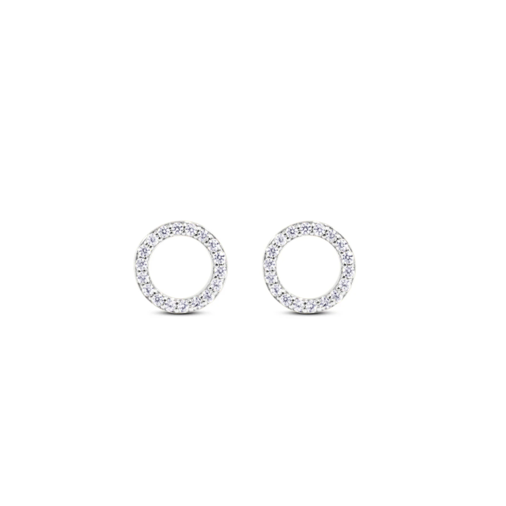 Picture of Pavé Halo Studs - SS