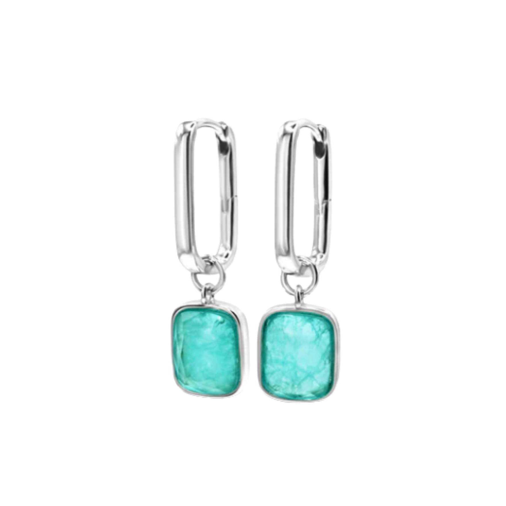 Picture of Luxe Cushion Hoops - SS - Capri Dream