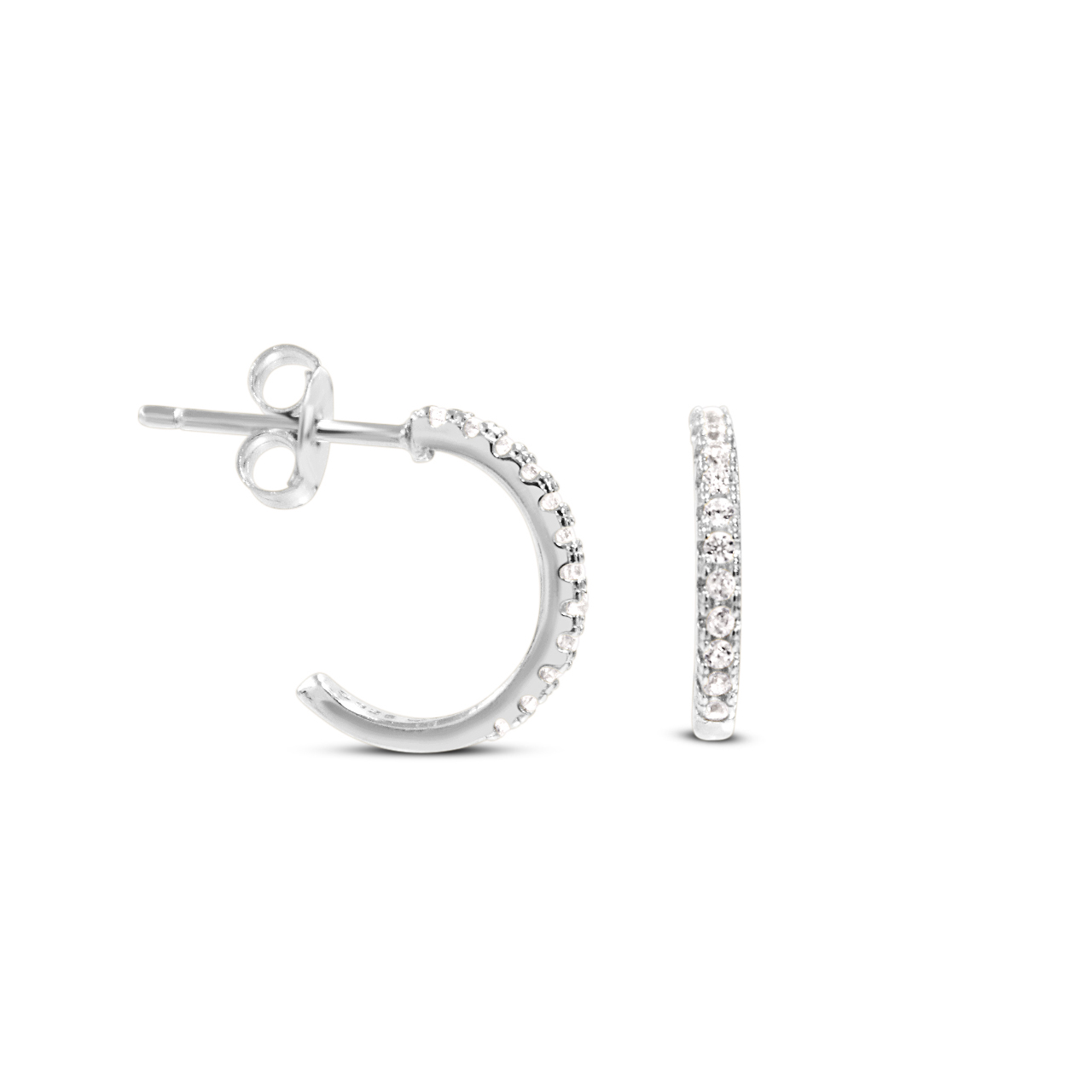 Picture of Mini Pavé Hoops - SS