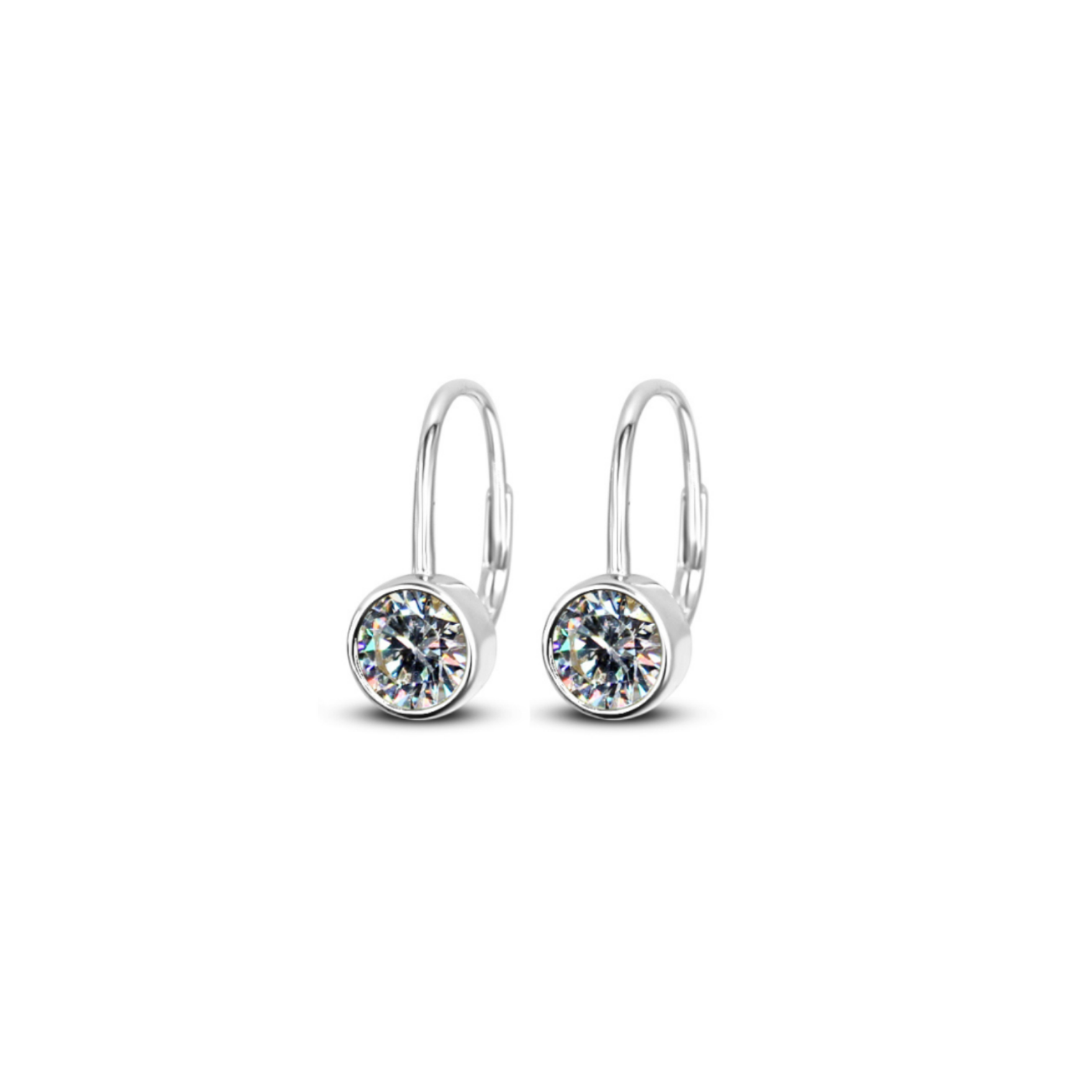 Picture of Chloe Leverbacks - SS - White CZ