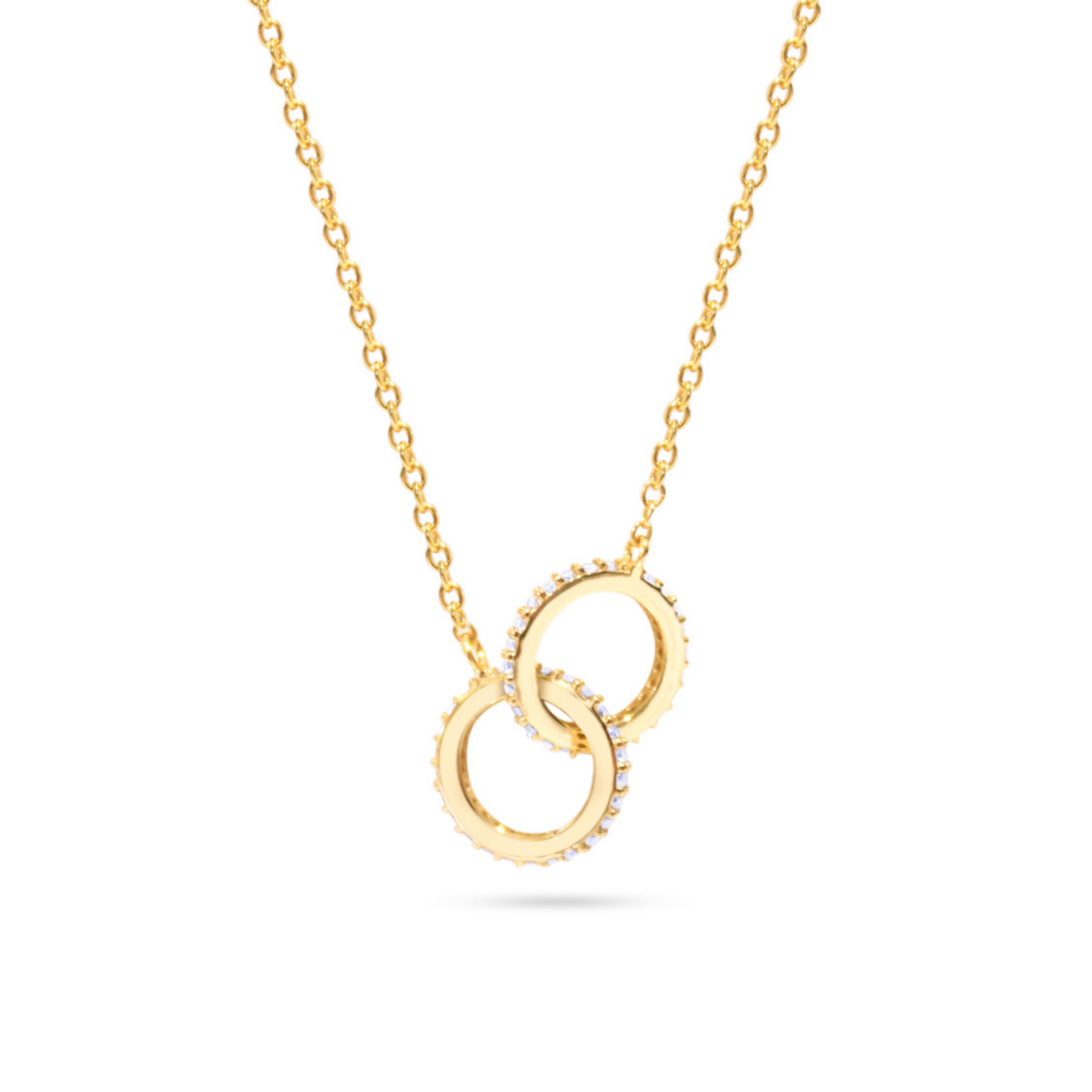 Picture of Pavé Mini Link Necklace - 14K