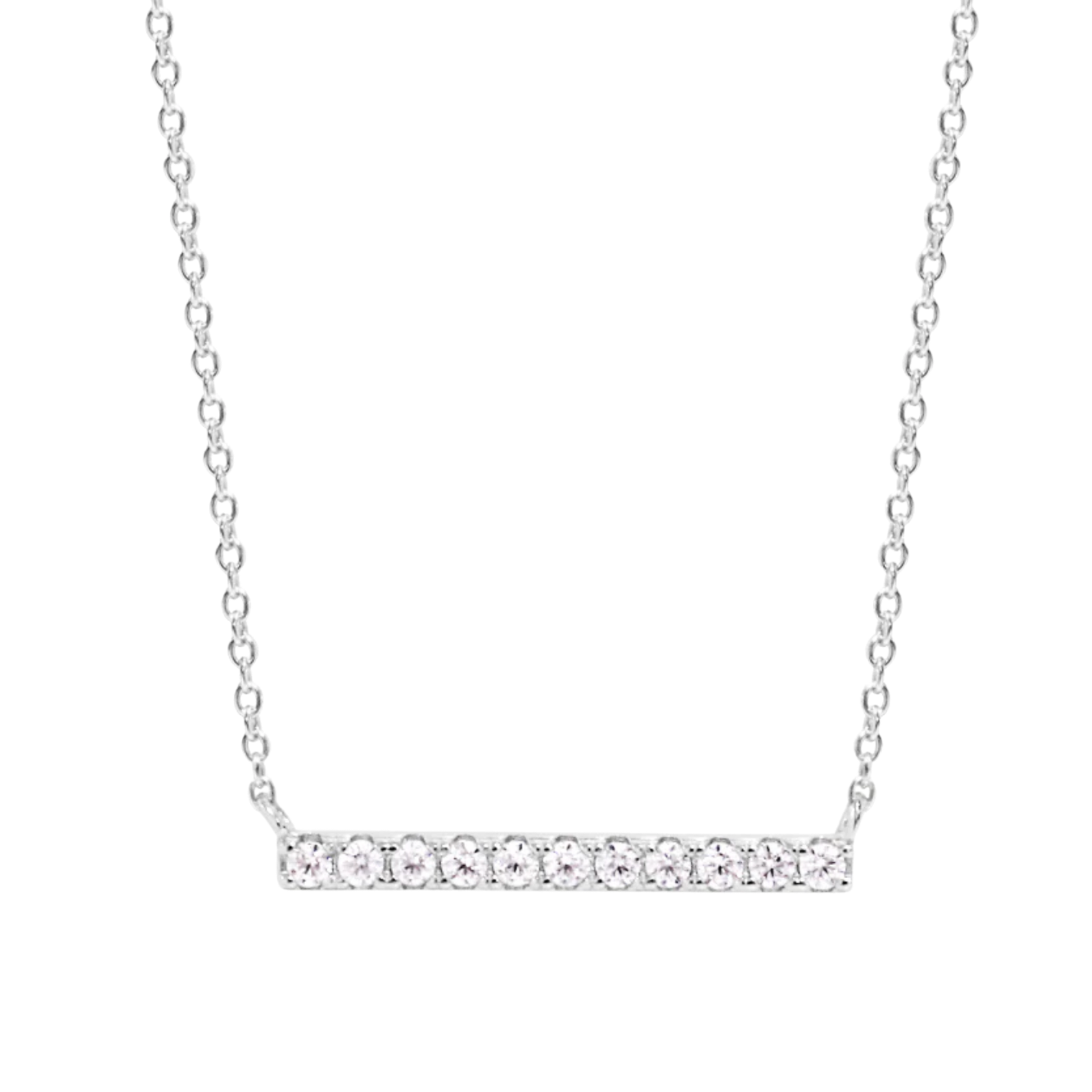 Picture of Pavé Bar Necklace - SS