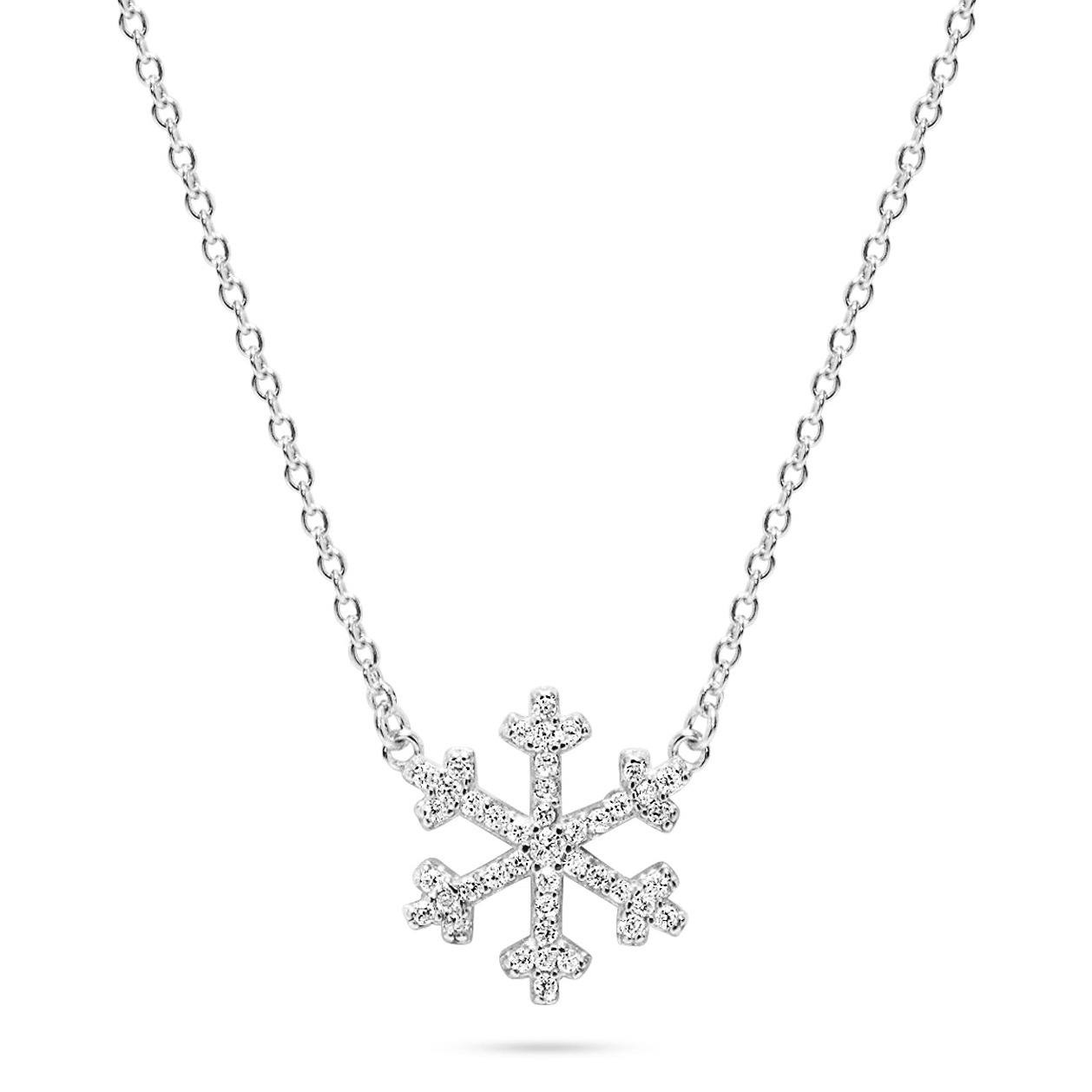 Picture of Snowflake Necklace - SS