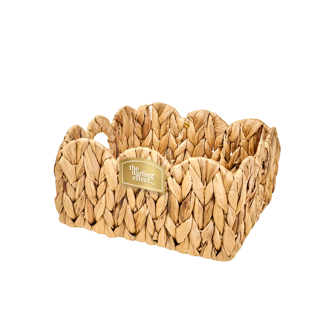 Picture of Scalloped Wicker Basket-Medium