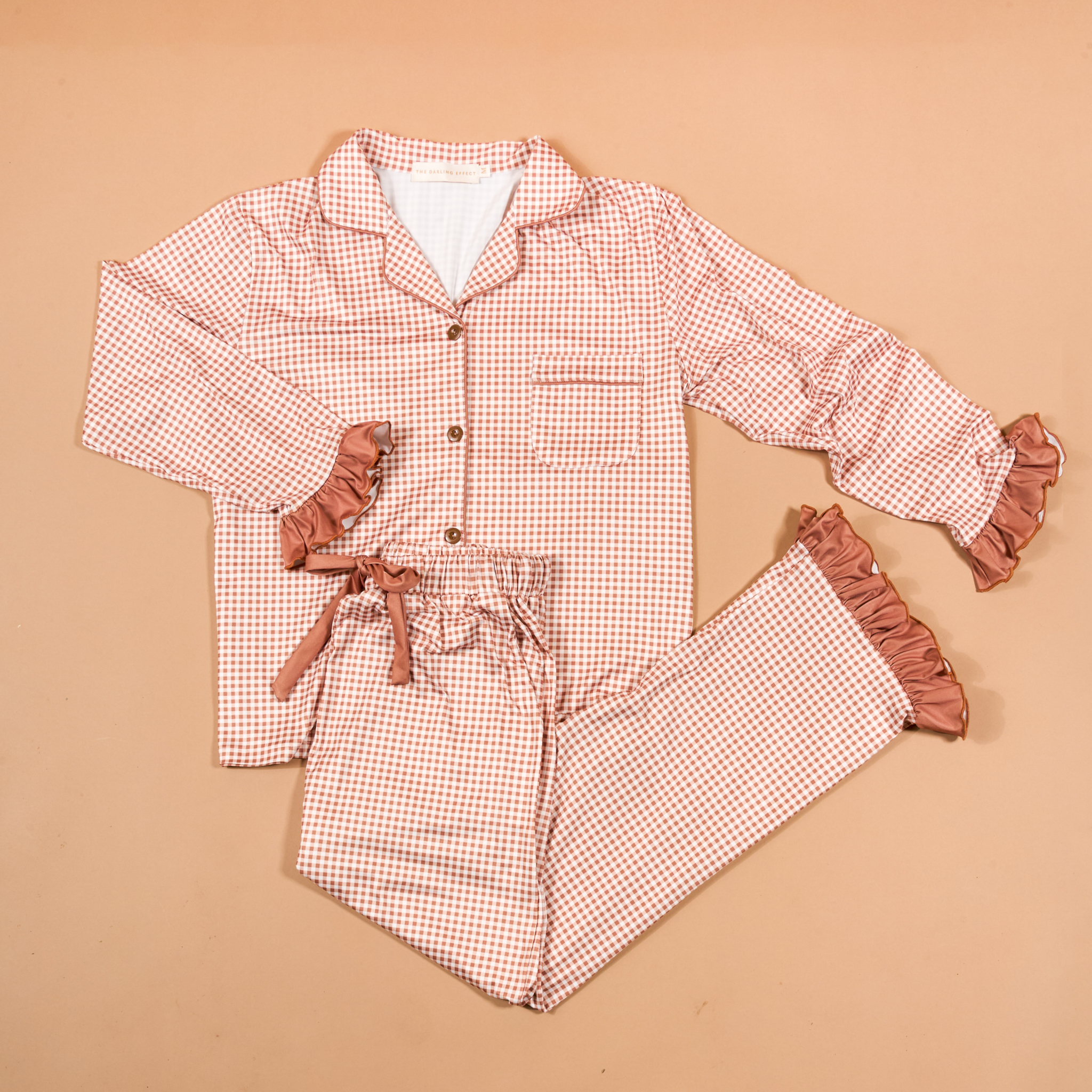 Picture of Sweet Dreams Pajama Pants Set-XL-Maple Gingham