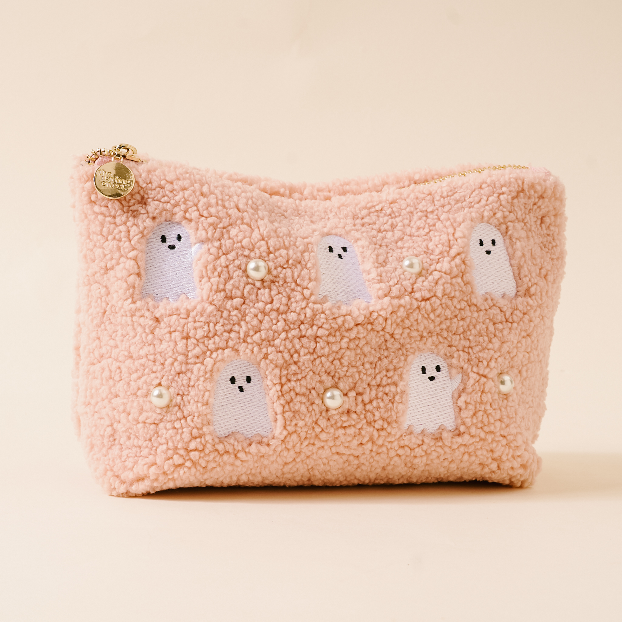 Picture of Teddy Pouch-Ghosts & Pearls
