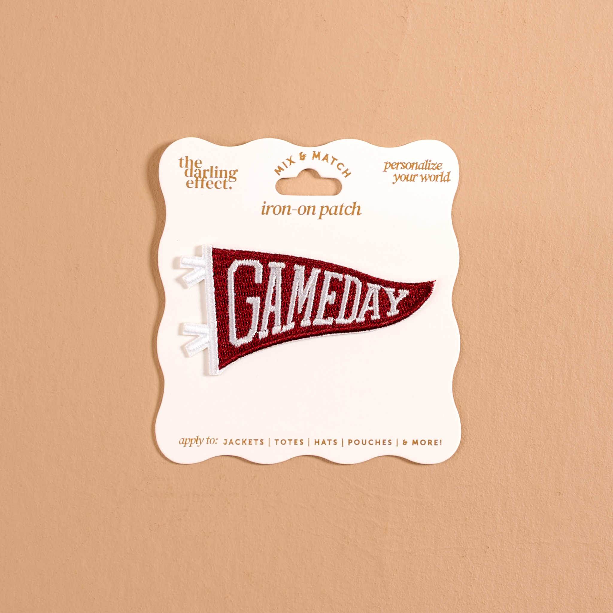 Picture of Mix & Match Iron-On Patch-Gameday Burgundy