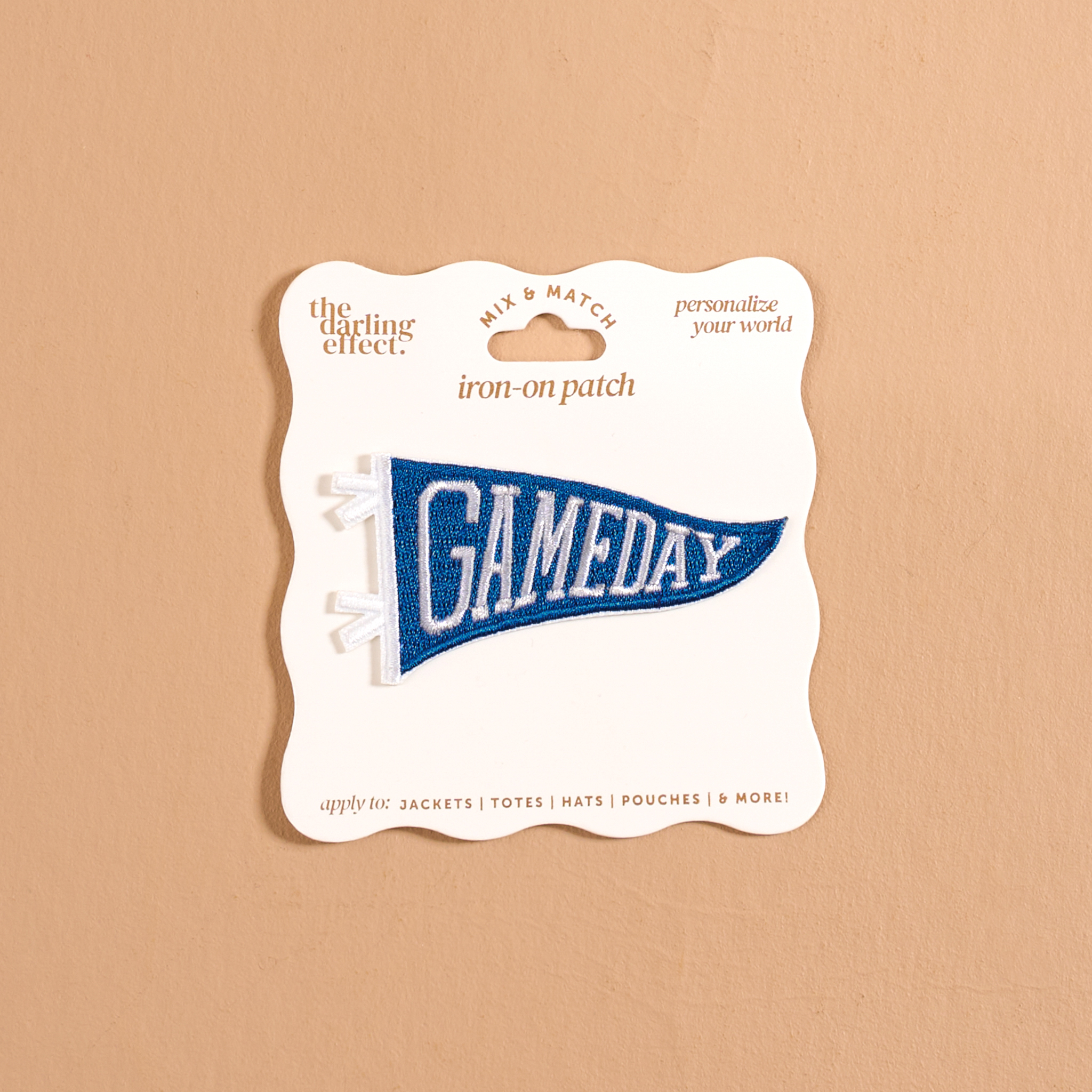 Picture of Mix & Match Iron-On Patch-Gameday Blue