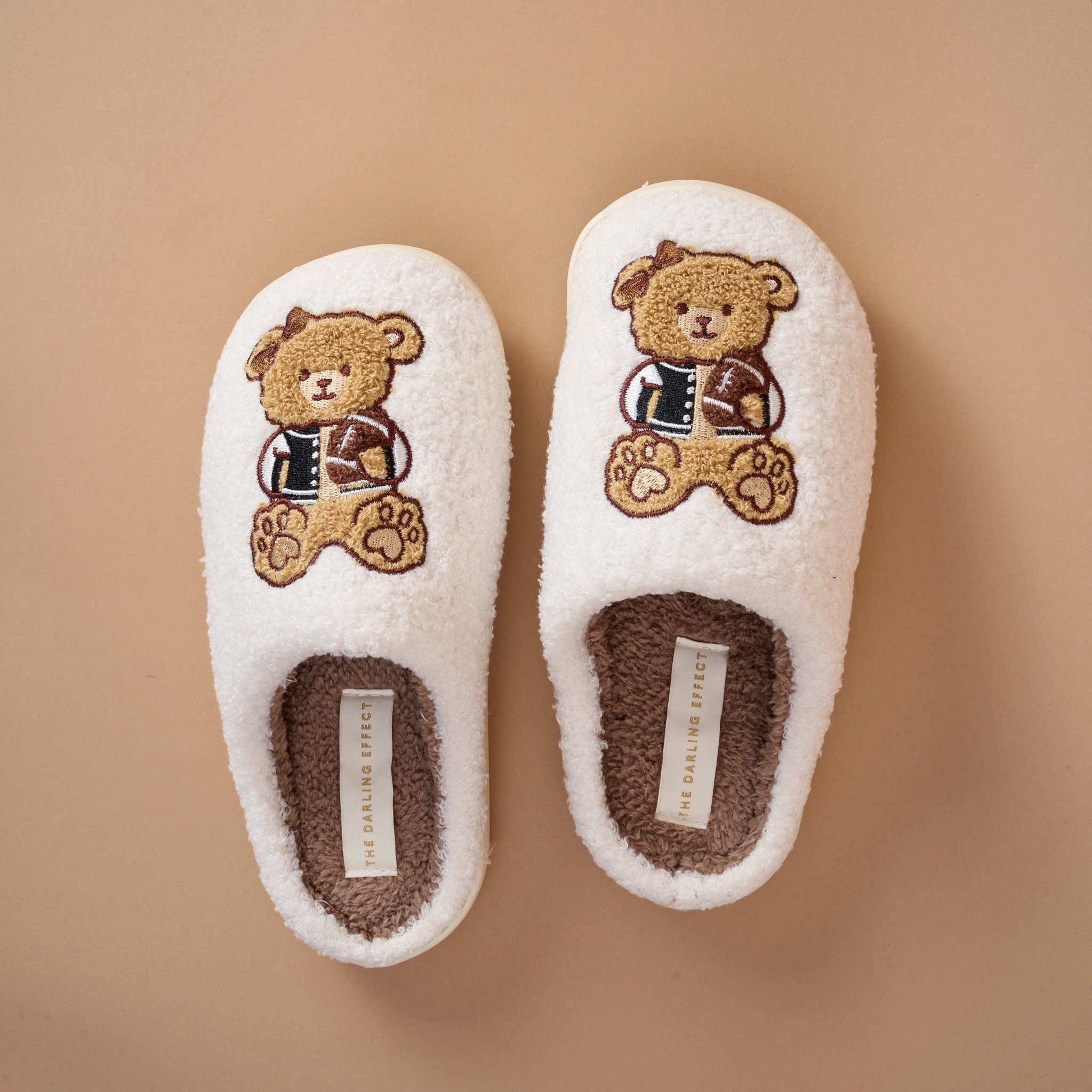 Picture of Fuzzy Slippers-Touchdown Teddy S/M