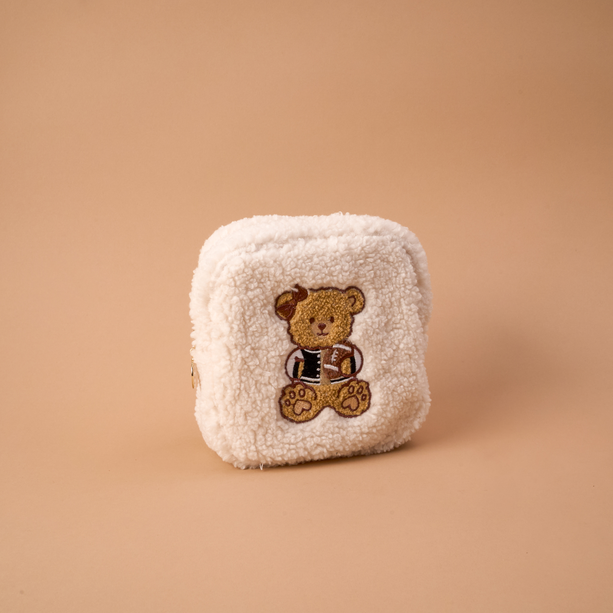 Picture of Teddy Pouch-Square Touchdown Teddy
