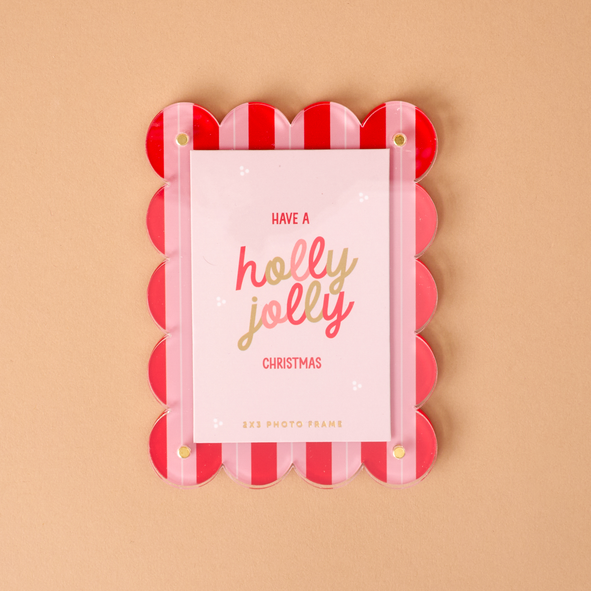 Picture of Mini Acrylic Picture Frame-Peppermint Stripes
