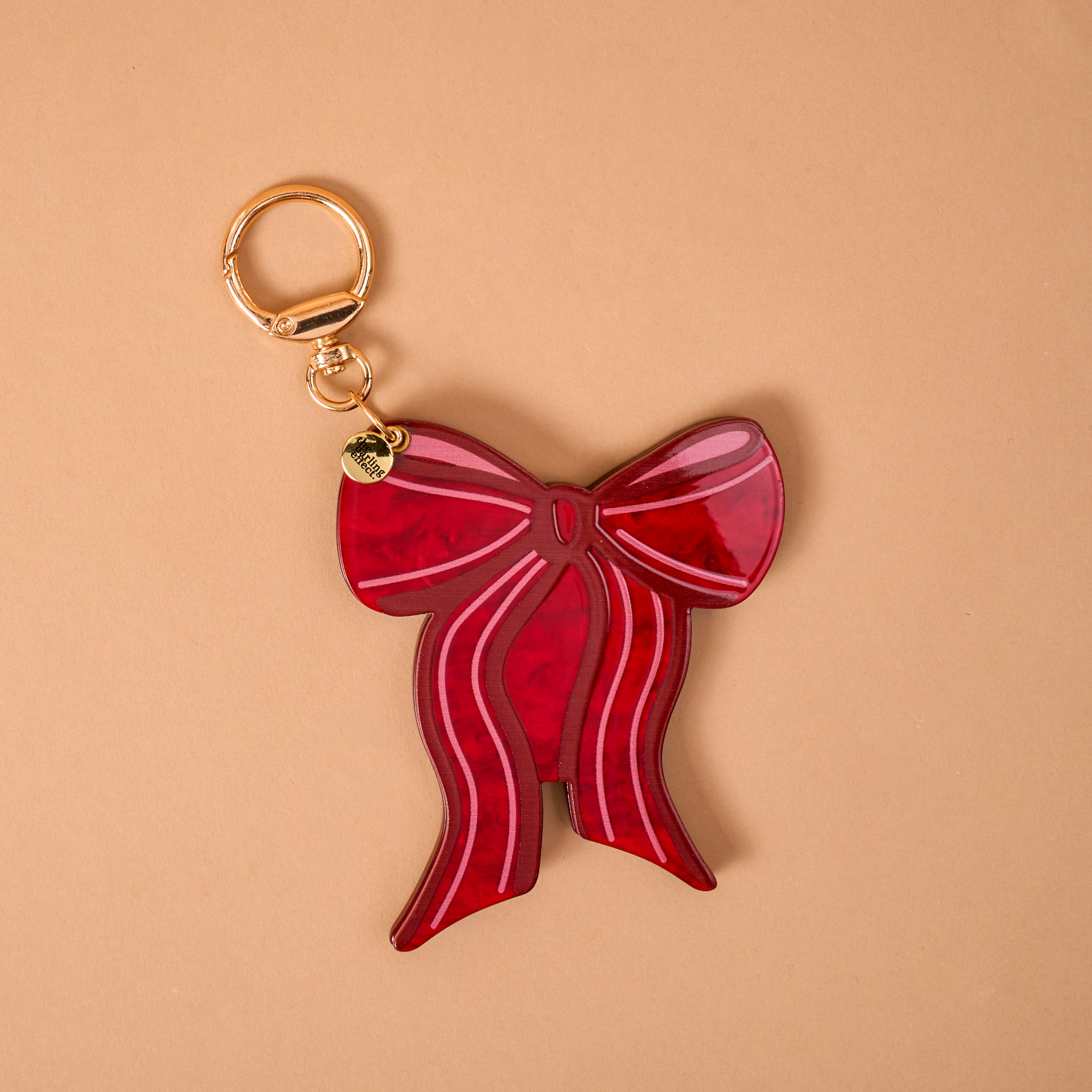 Picture of Mirror Bag Charm-Red Bow