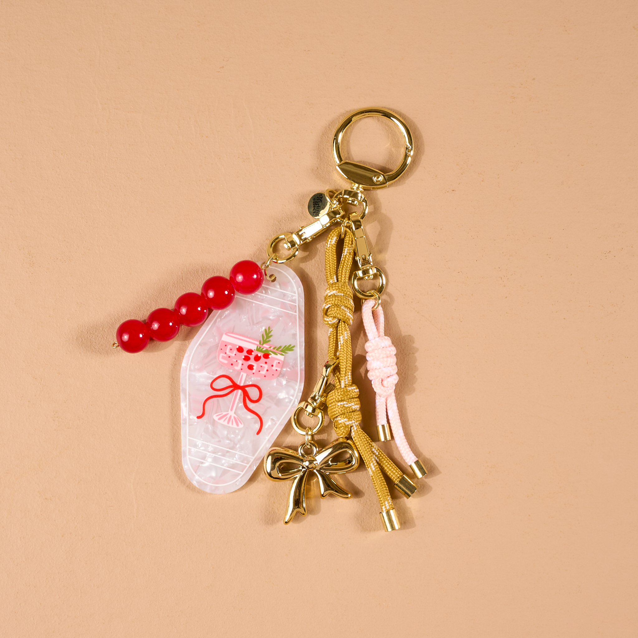 Picture of Motel Key Bag Charm-Cranberry Cosmo