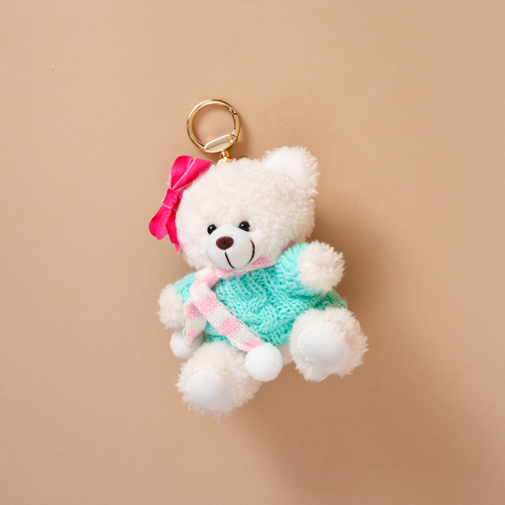 Picture of Teddy Bear Bag Charm-Arctic Angel