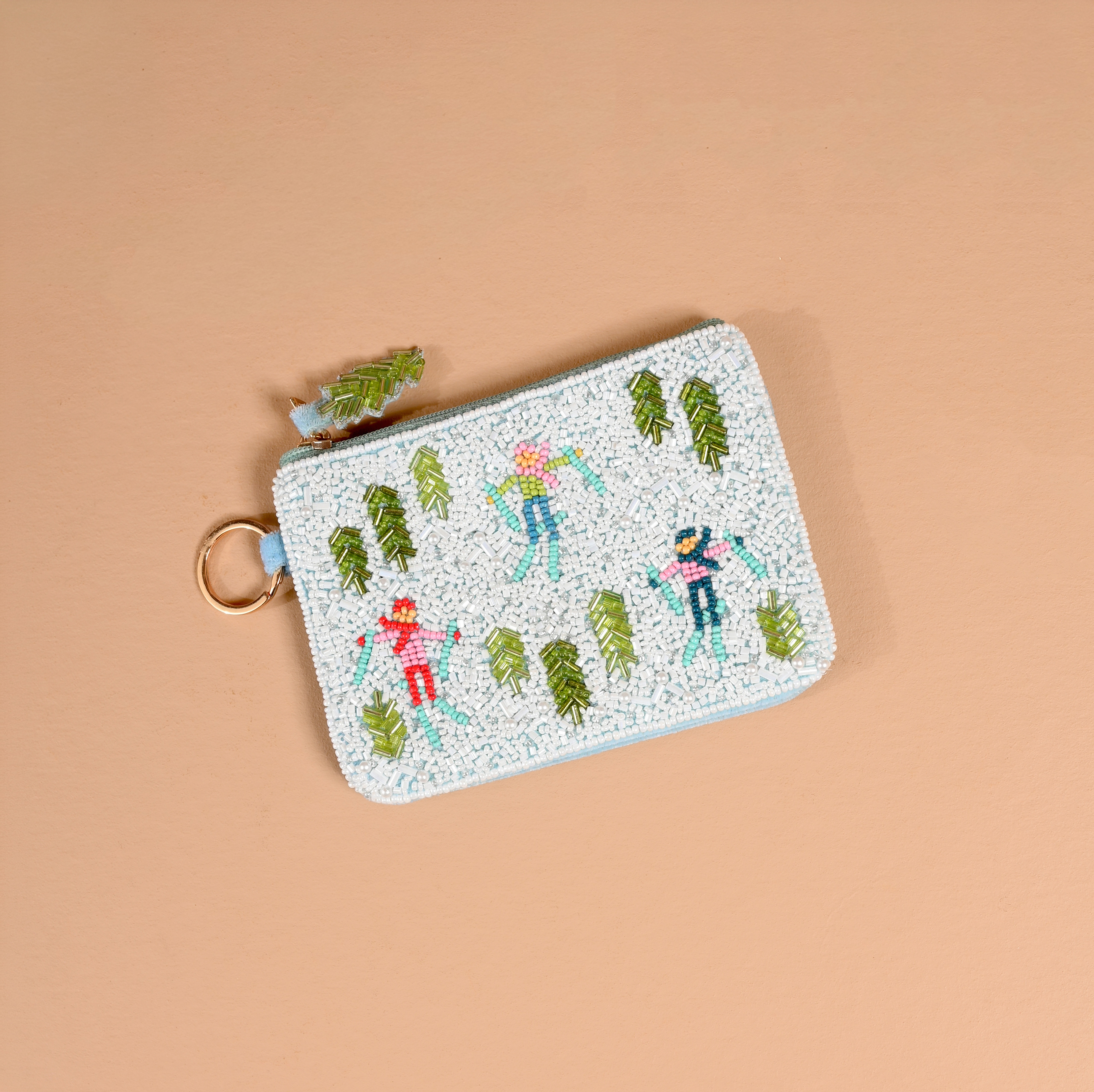 Picture of Handcrafted Beaded Pouch-Aprés Ski