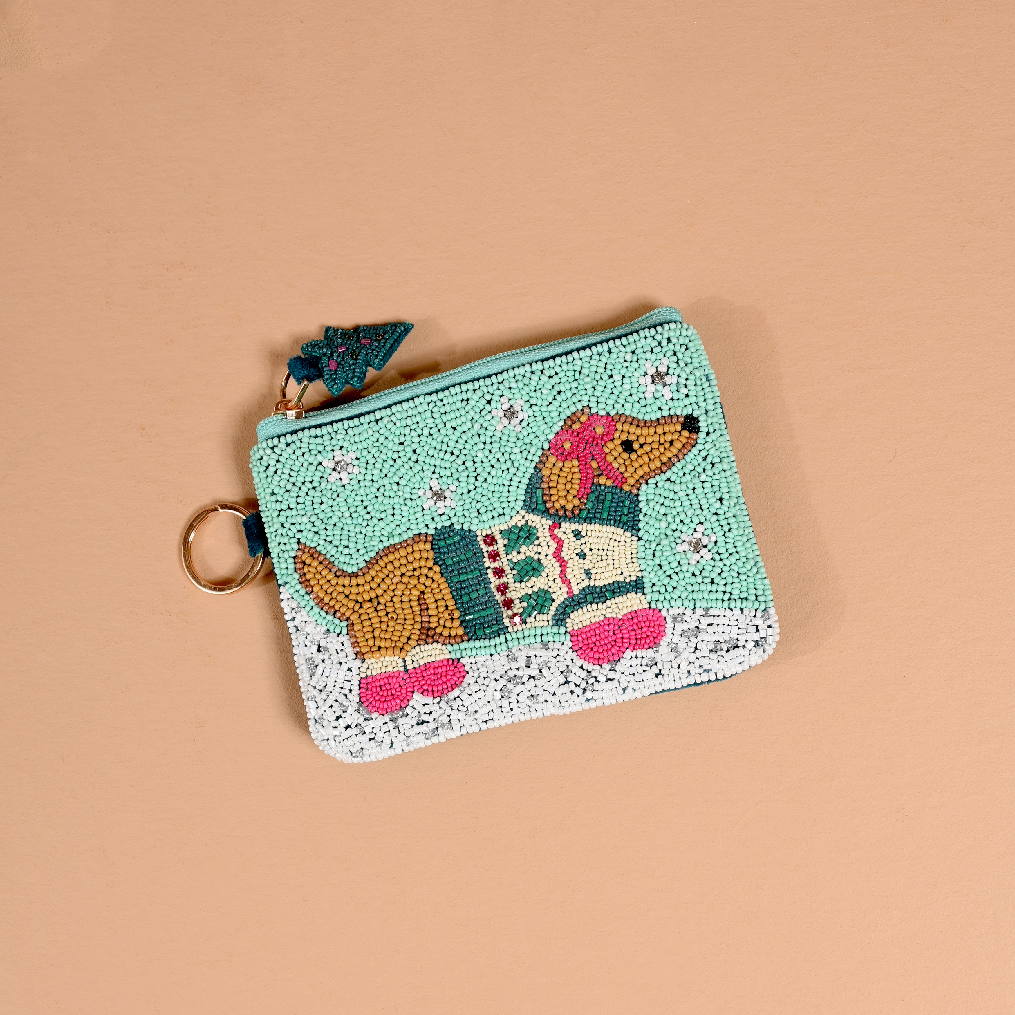 Picture of Handcrafted Beaded Pouch-Dashing Dachshund