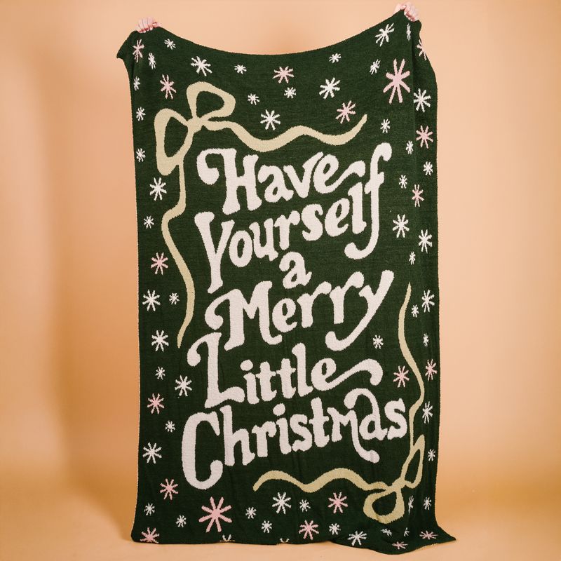 Picture of Cozy Dreams Luxe Blanket-Merry Little Christmas