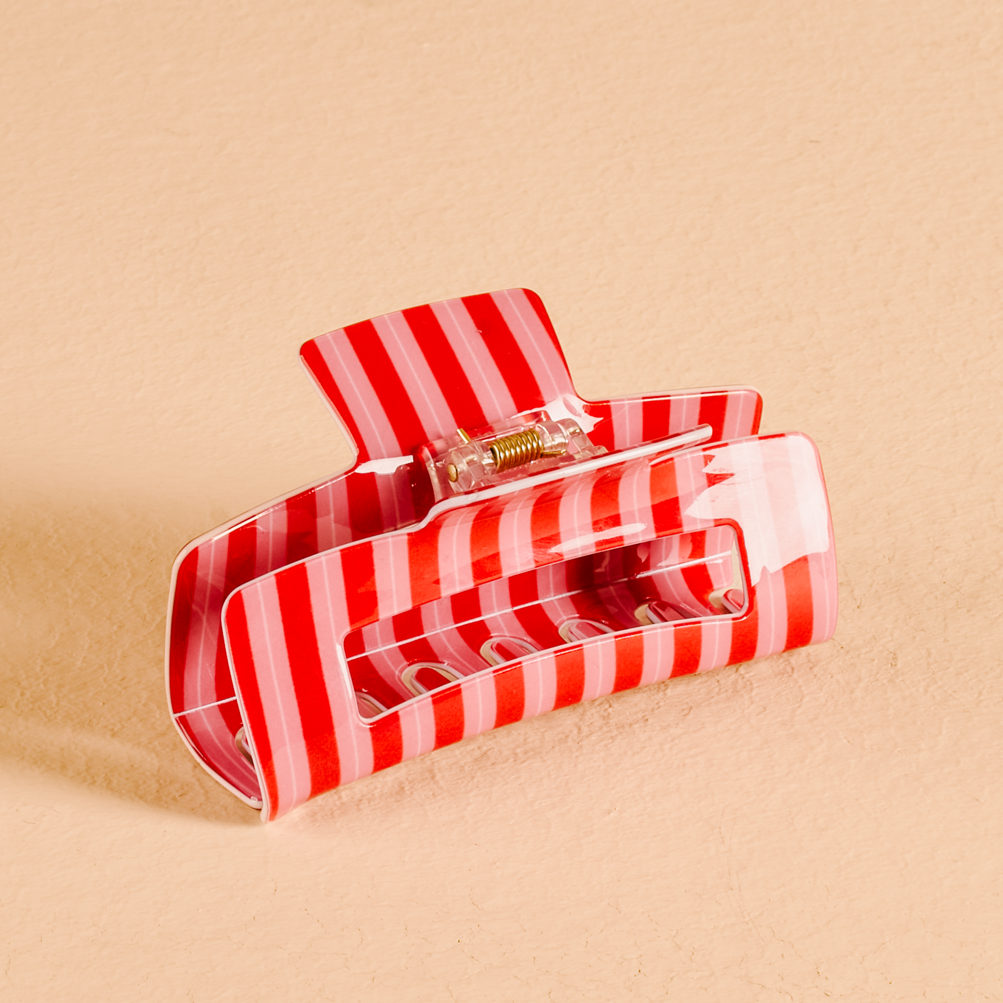 Picture of Claw Clip-Peppermint Stripes