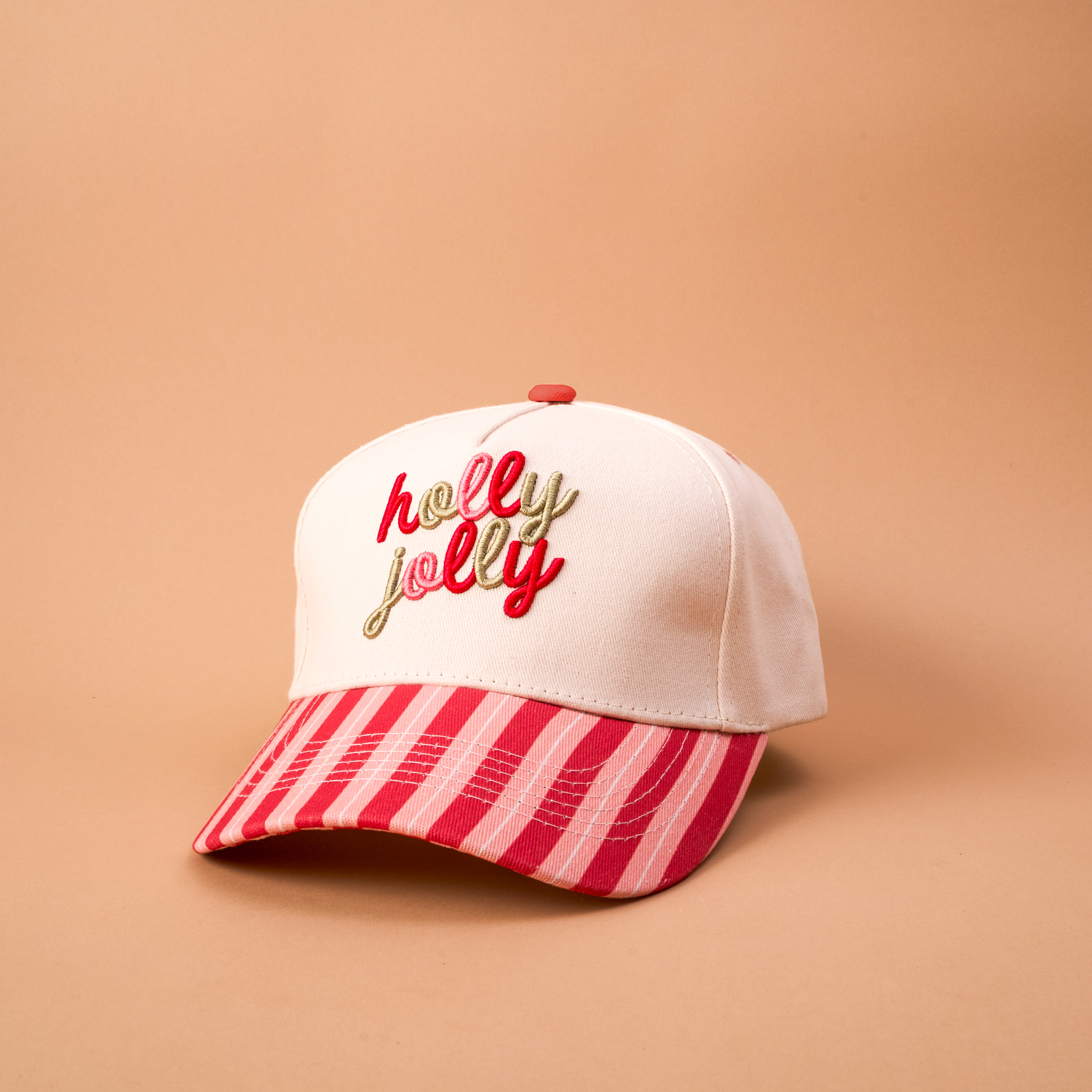 Picture of Classic Canvas Hat-Holly Jolly