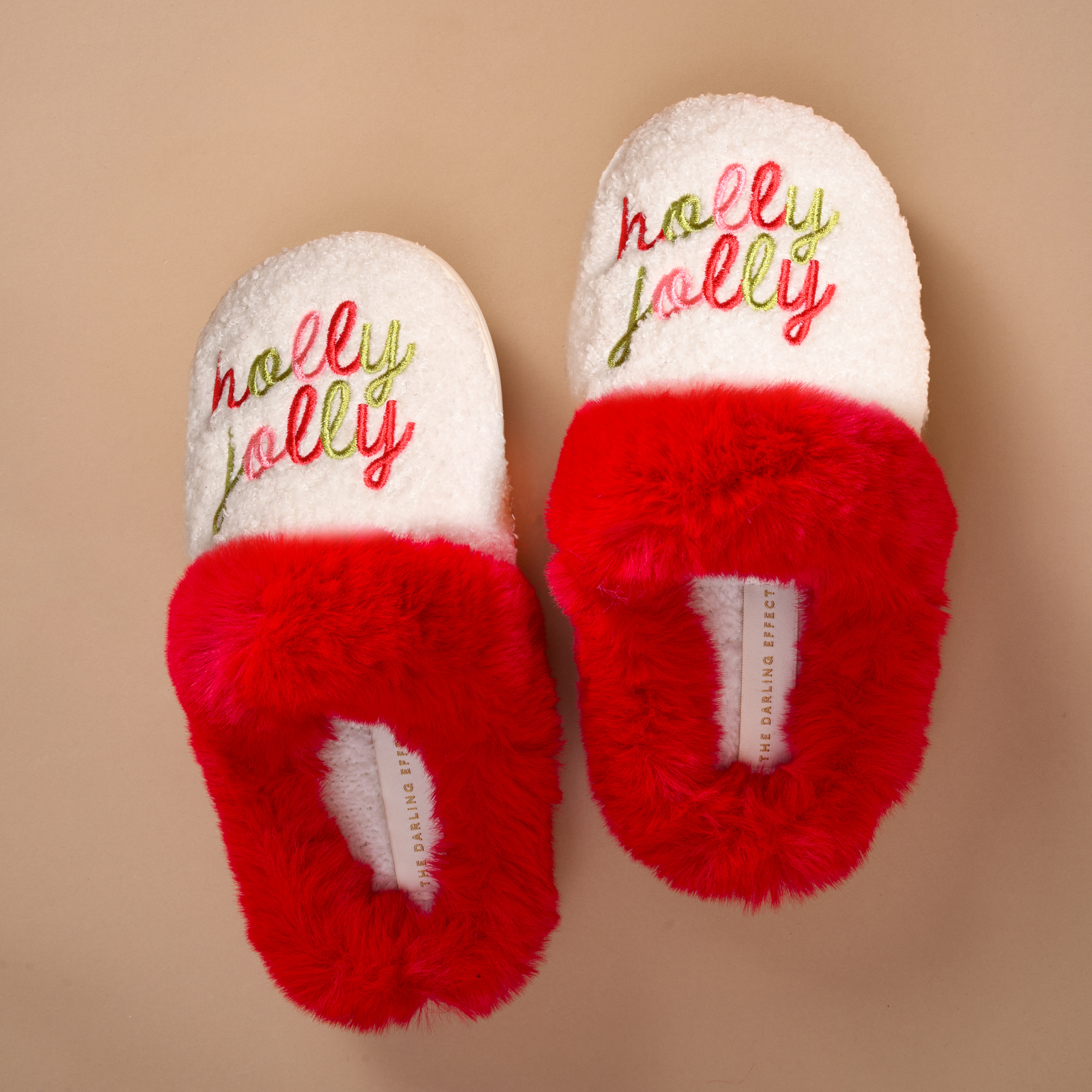Picture of Dreamy Daze Slippers-Holly Jolly S/M