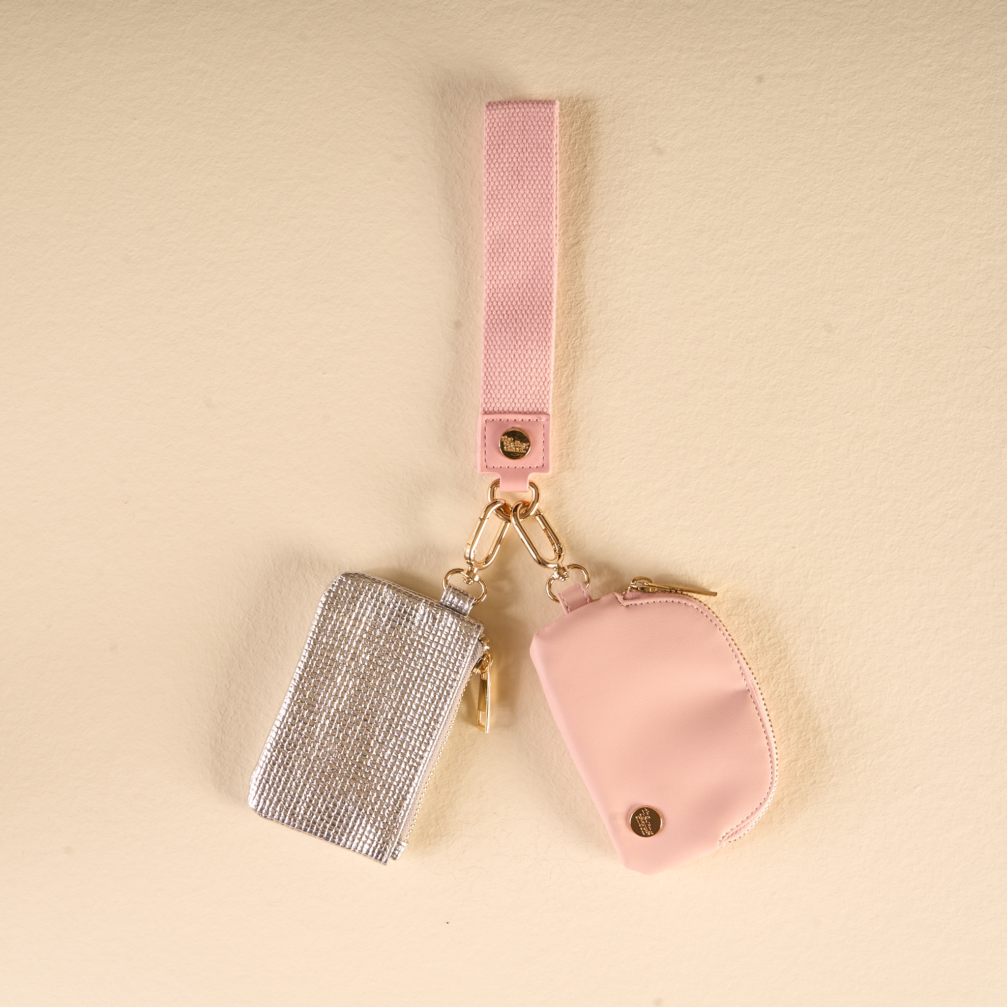 Picture of Dynamic Duo Pouch Luxe Wristlet-Rosé All Day