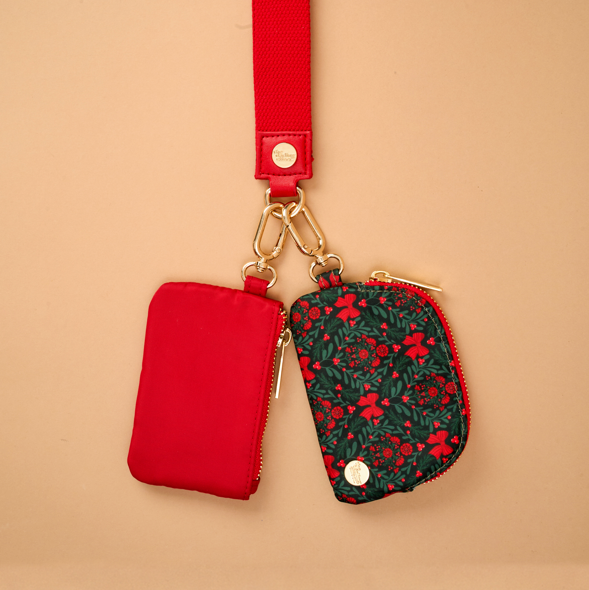 Picture of Dynamic Duo Pouch Wristlet-A Merry Moment