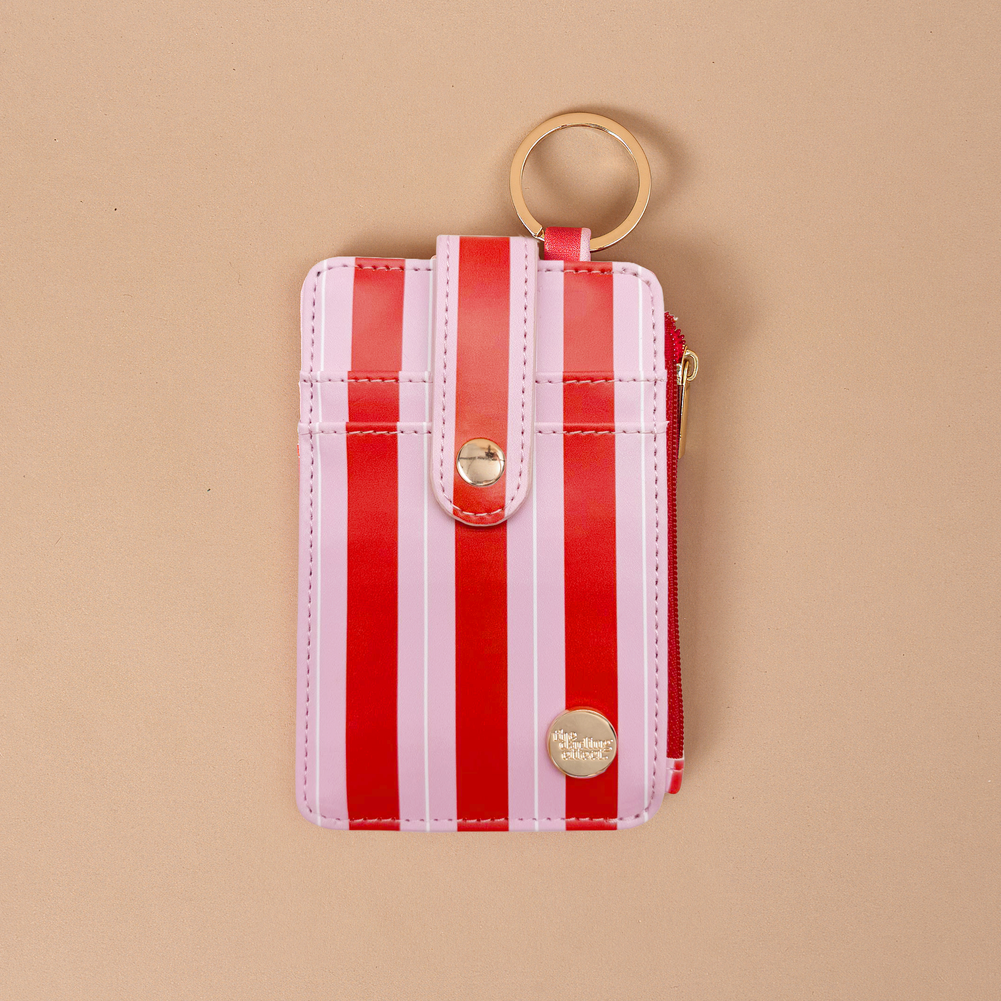 Picture of Keychain Wallet-Peppermint Stripes