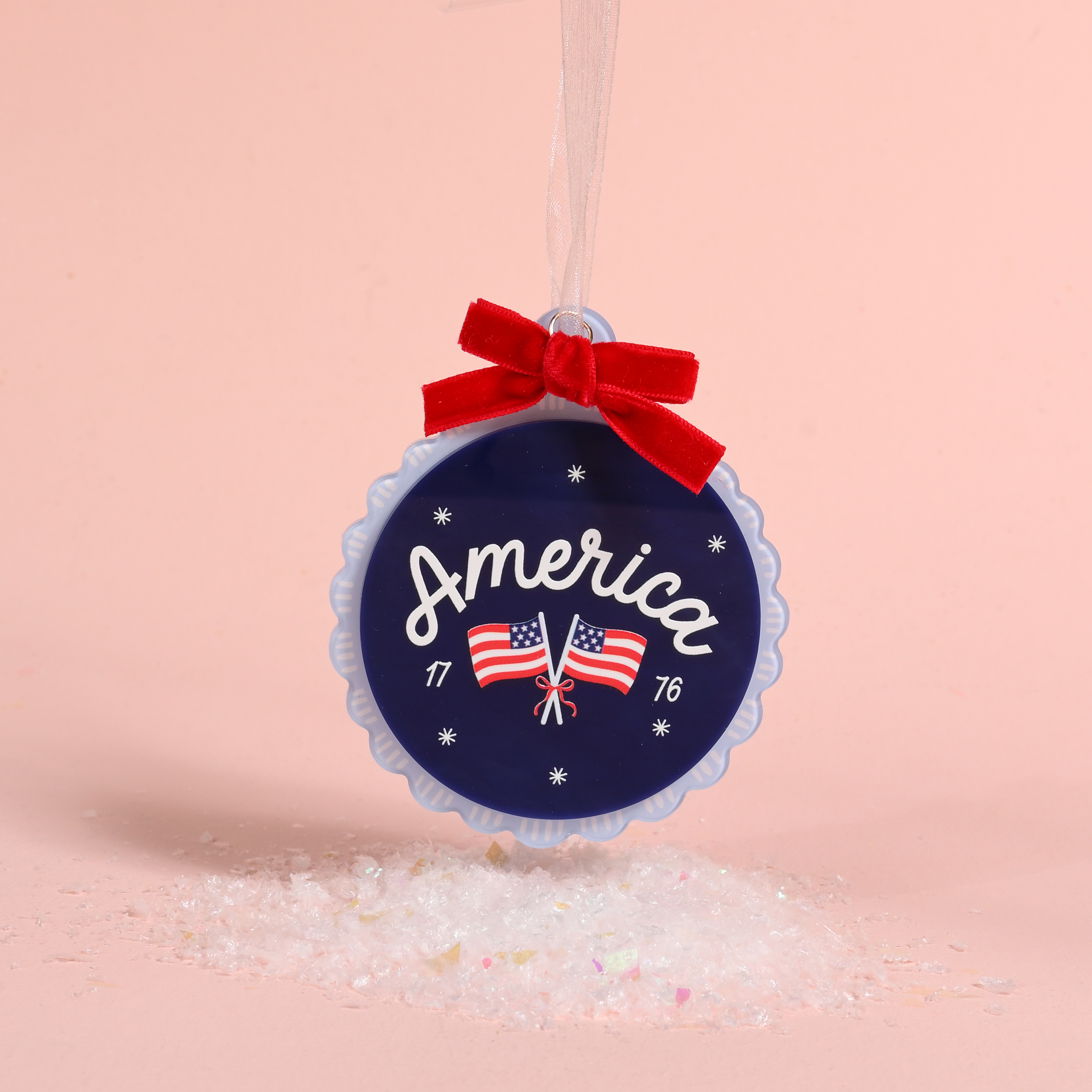 Picture of Acrylic Ornament-America