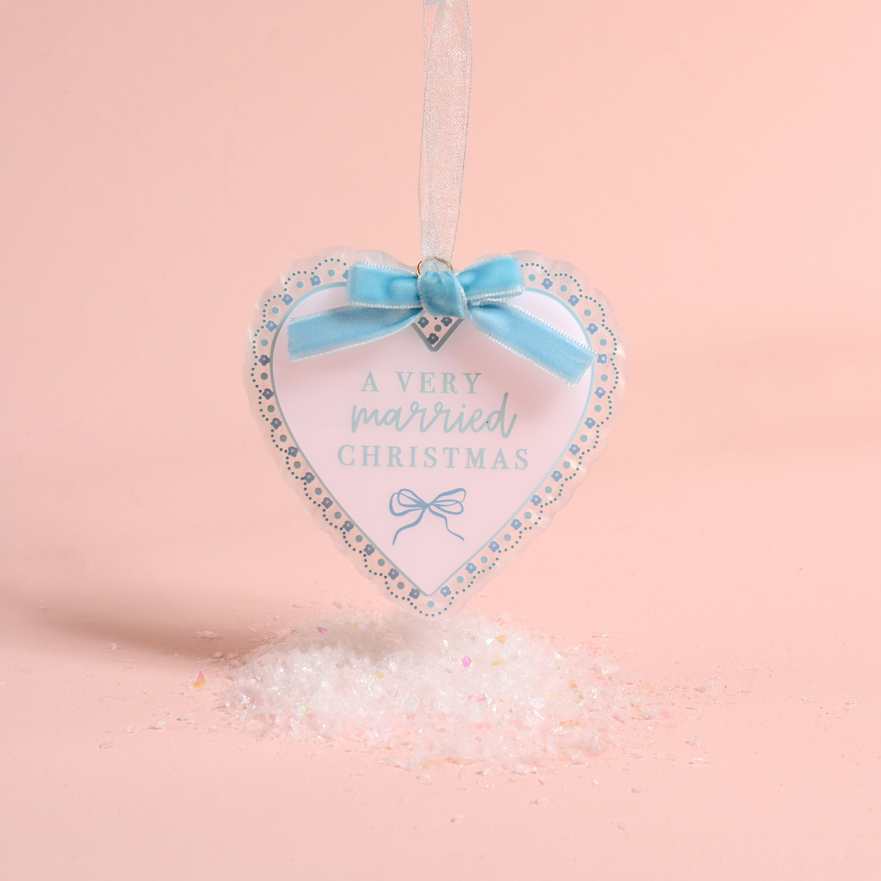 Picture of Acrylic Ornament-A Very Married Christmas 2026