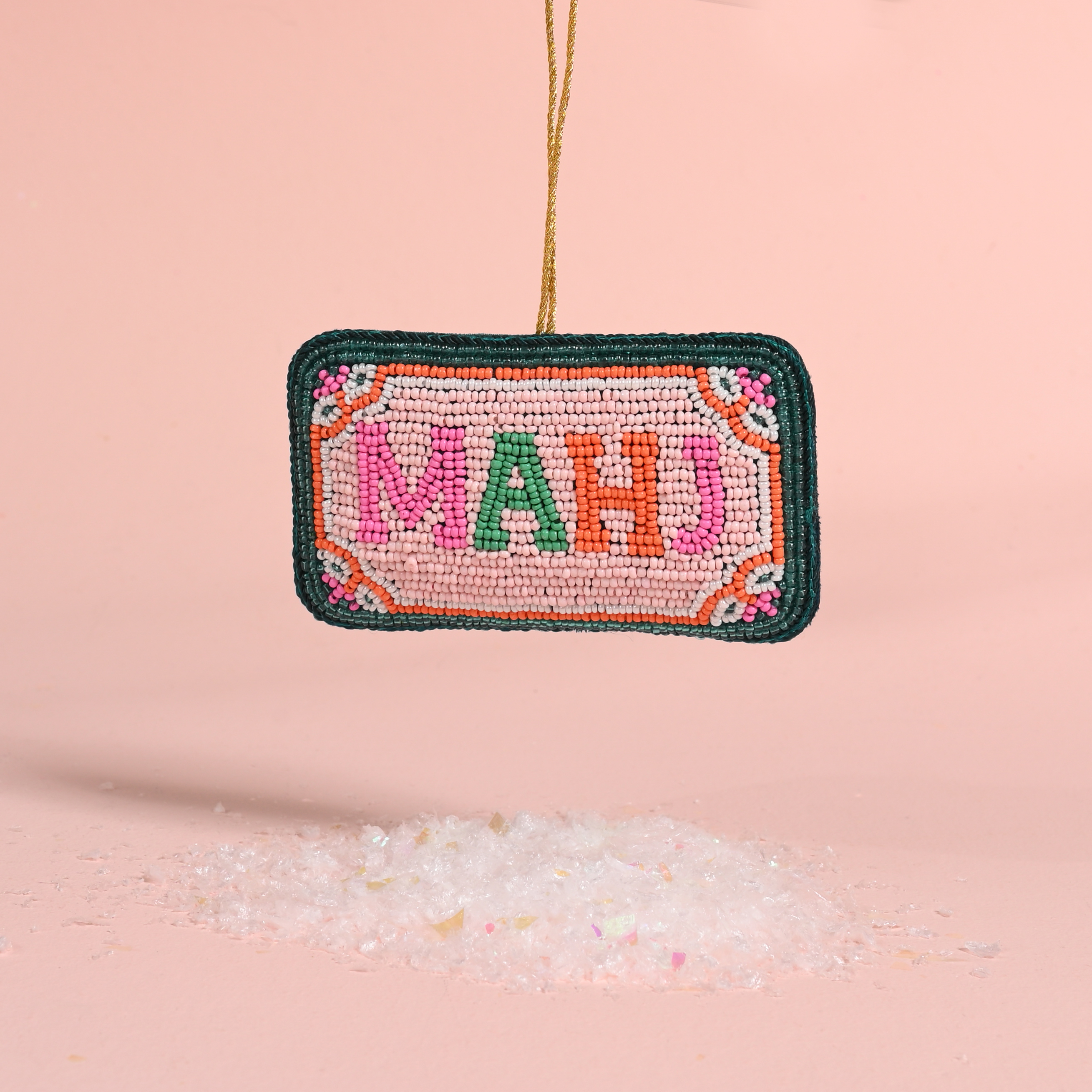 Picture of Handcrafted Beaded Ornament-Mahj