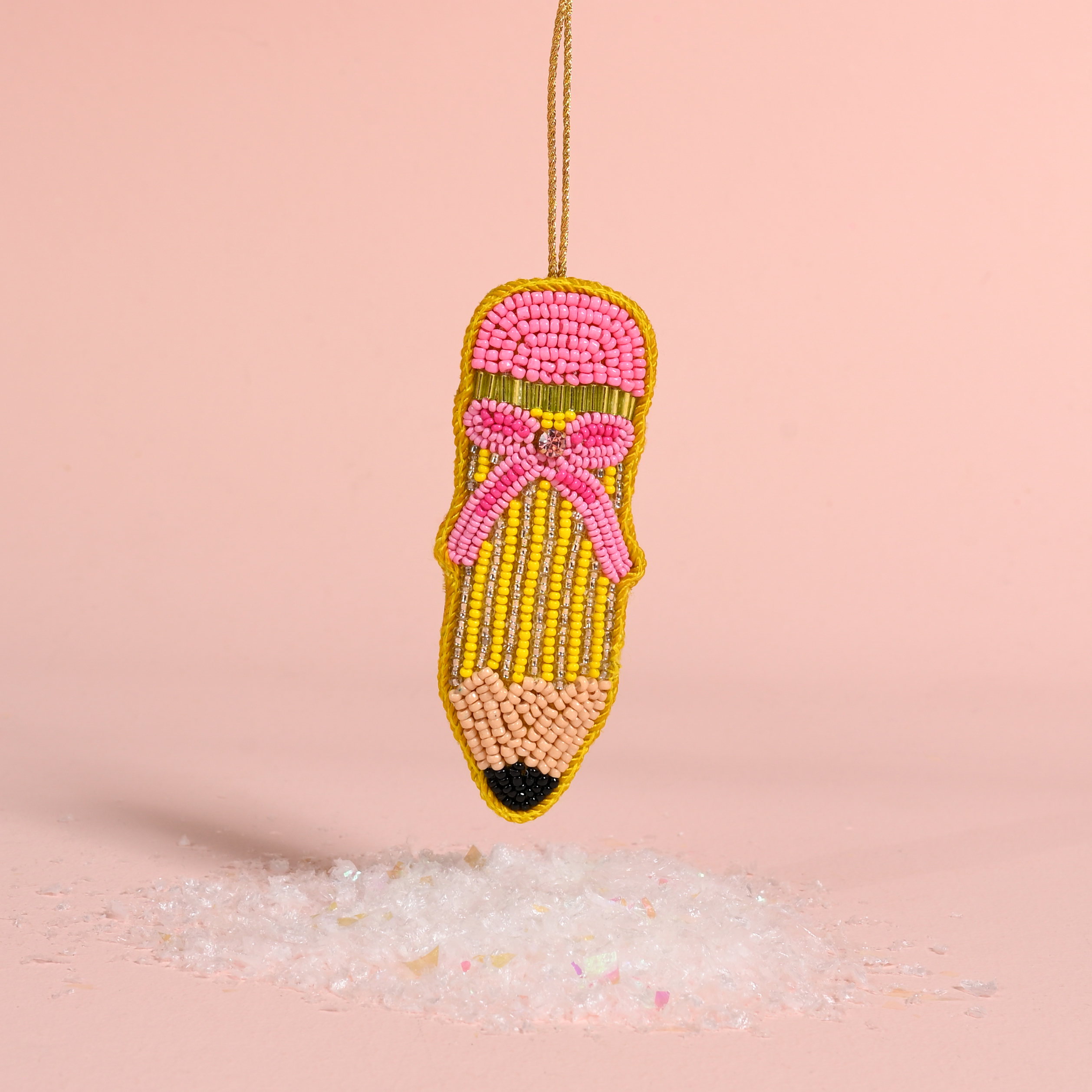 Picture of Handcrafted Beaded Ornament-Pencil