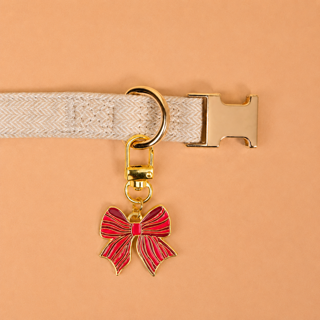 Picture of Pawfect Collar Charm-Holiday Bow