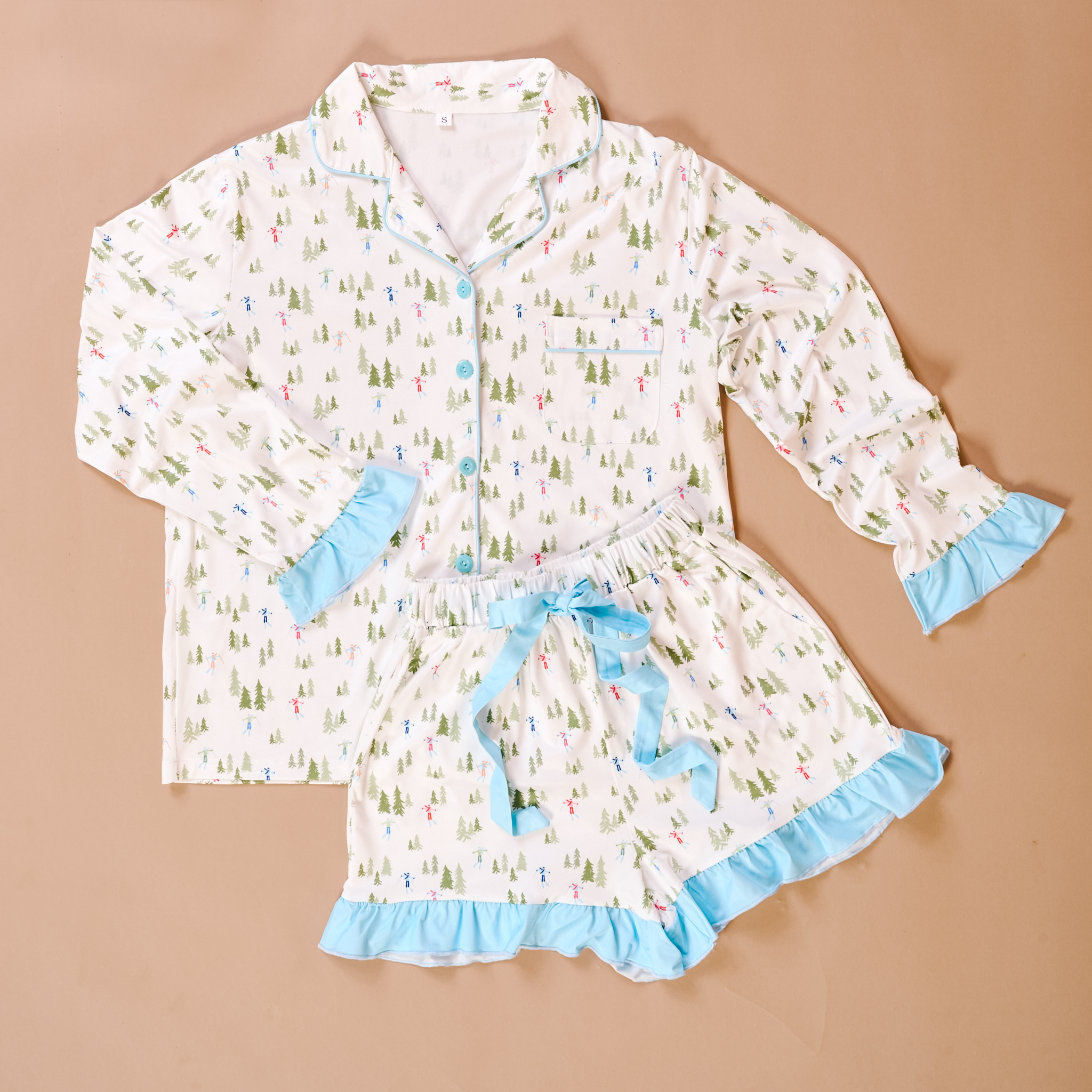 Picture of Sweet Dreams Pajama Shorts Set-L-Aprés Ski